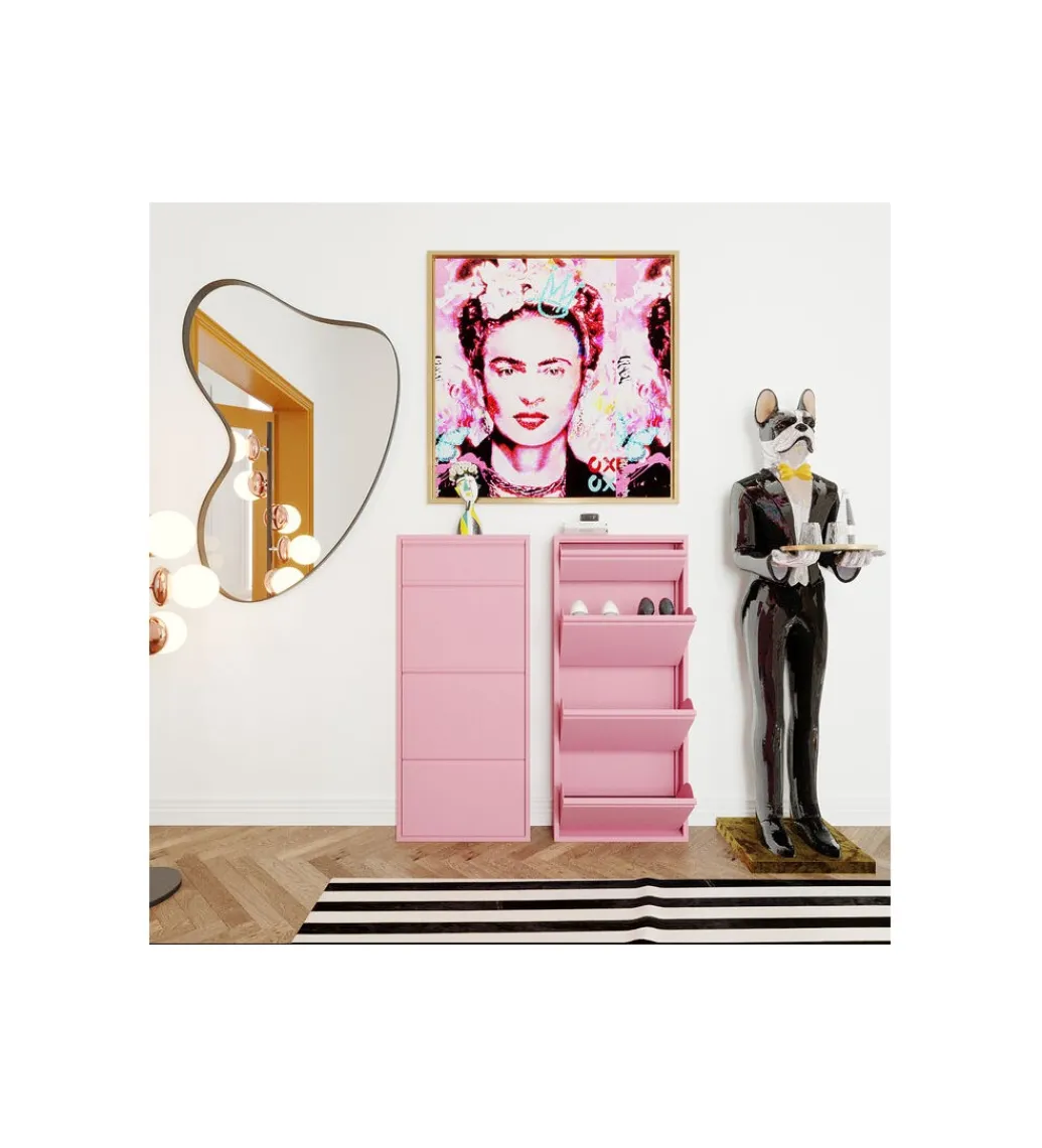 Szafka na buty CARUSO 114 cm różowa*KARE Hot