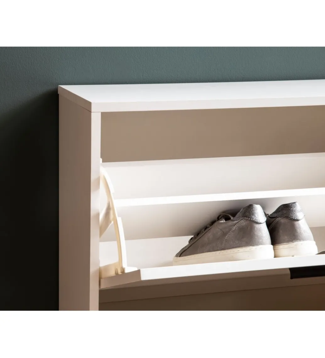 Szafka na buty FLURE II 90 cm biała*WOHNLING, GERMANY Clearance