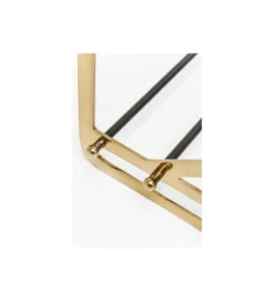Szafka na buty WALK BIG 84 cm czarno - złoty*KDesign