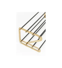 Szafka na buty WALK BIG 84 cm czarno - złoty*KDesign
