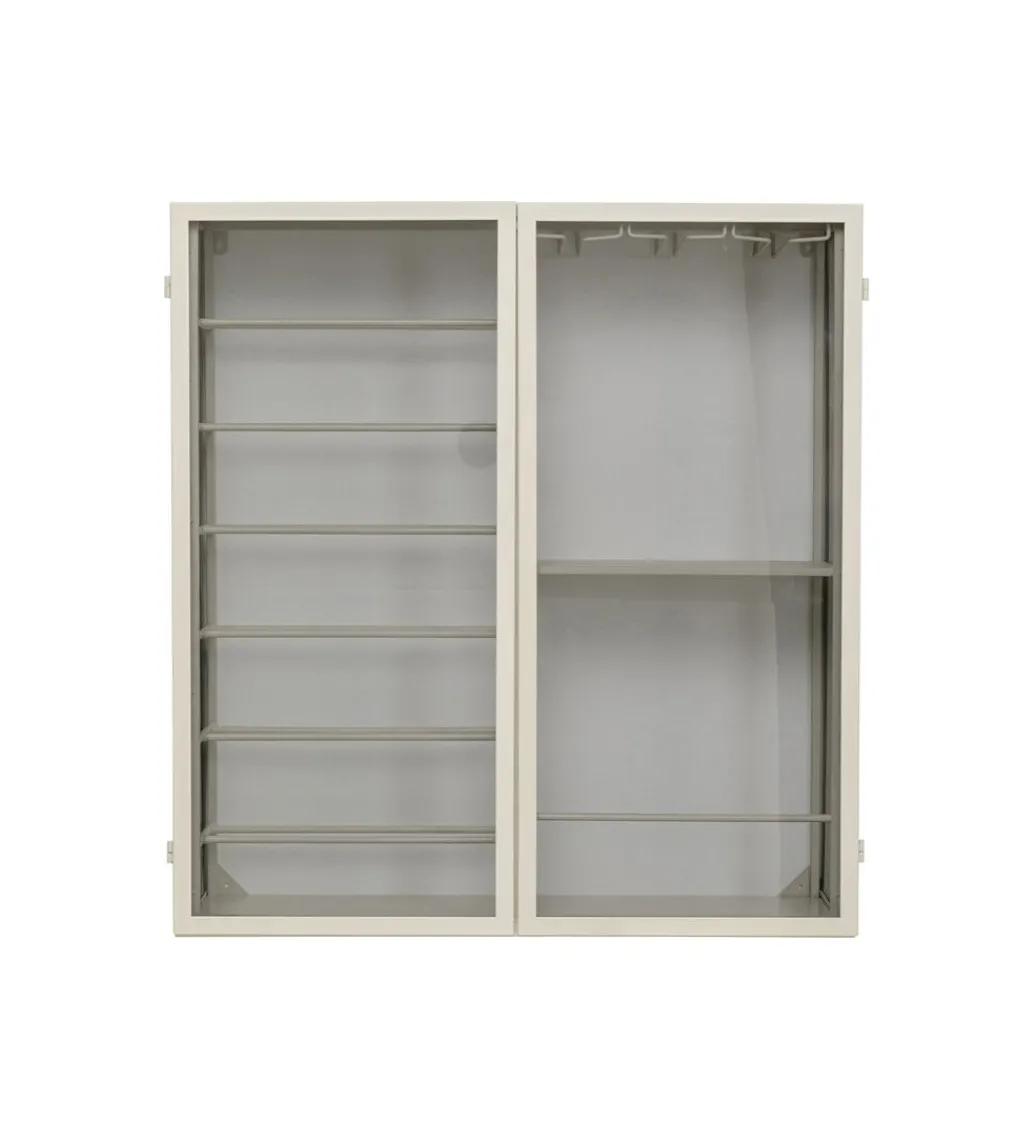 Szafka na wino PORTO 75 x 80 cm greige*KDesign