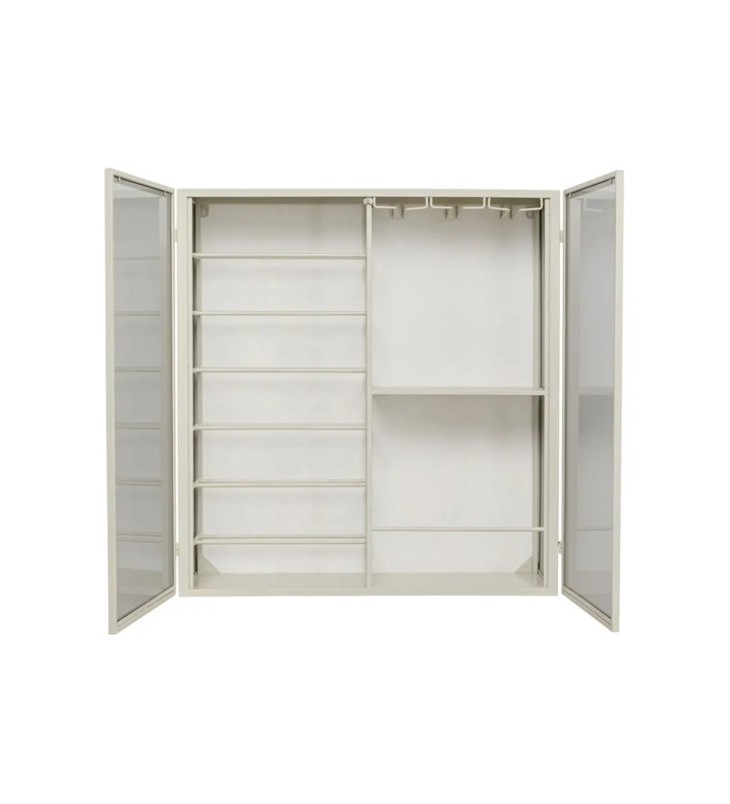 Szafka na wino PORTO 75 x 80 cm greige*KDesign