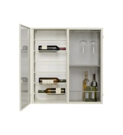 Szafka na wino PORTO 75 x 80 cm greige*KDesign