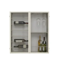 Szafka na wino PORTO 75 x 80 cm greige*KDesign