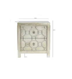 Szafka nocna Alhambra 58 cm złota*KARE