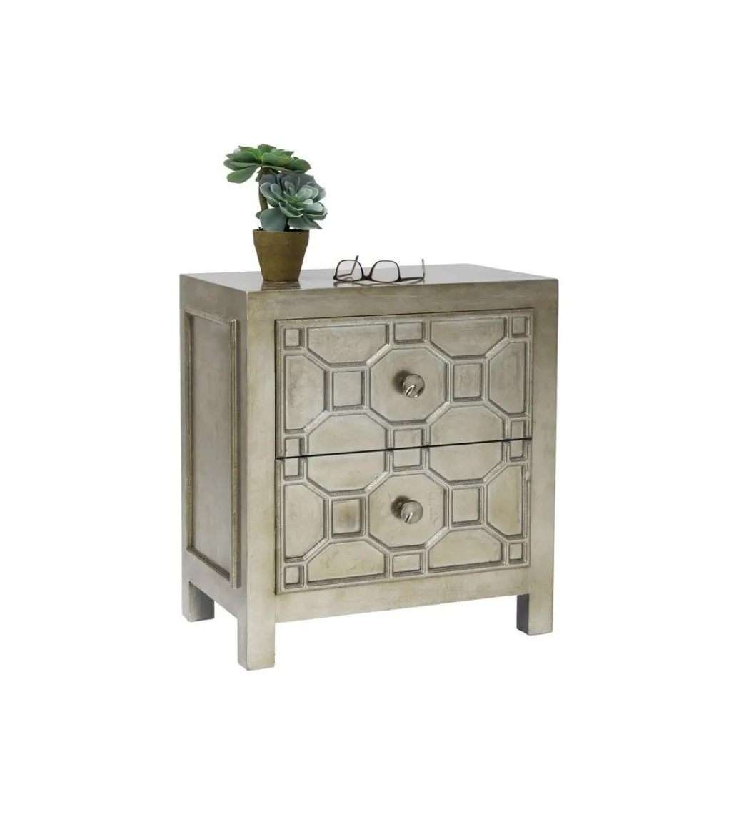 Szafka nocna Alhambra 58 cm złota*KARE
