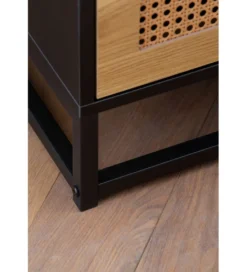 Szafka nocna Ambert 45 cm czarna*WOHNLING, GERMANY Best