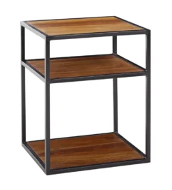 Szafka nocna BASTIA 40 cm drewno sheesham*WOHNLING, GERMANY Best