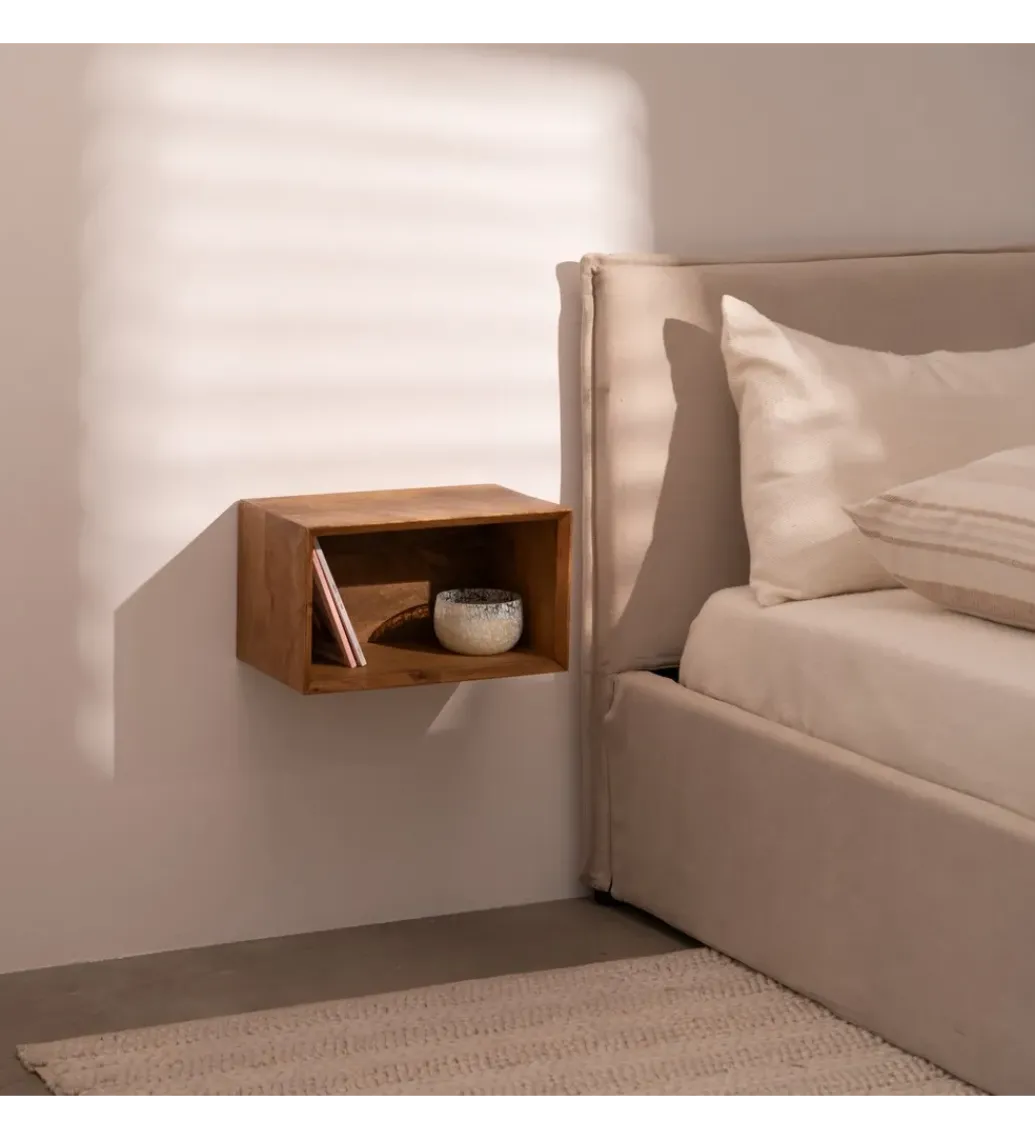 Szafka nocna ENTIR 40 cm drewno mango brązowa*Zona-Design New