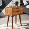 Szafka nocna FEREZ 47 cm drewno sheesham*WOHNLING, GERMANY New