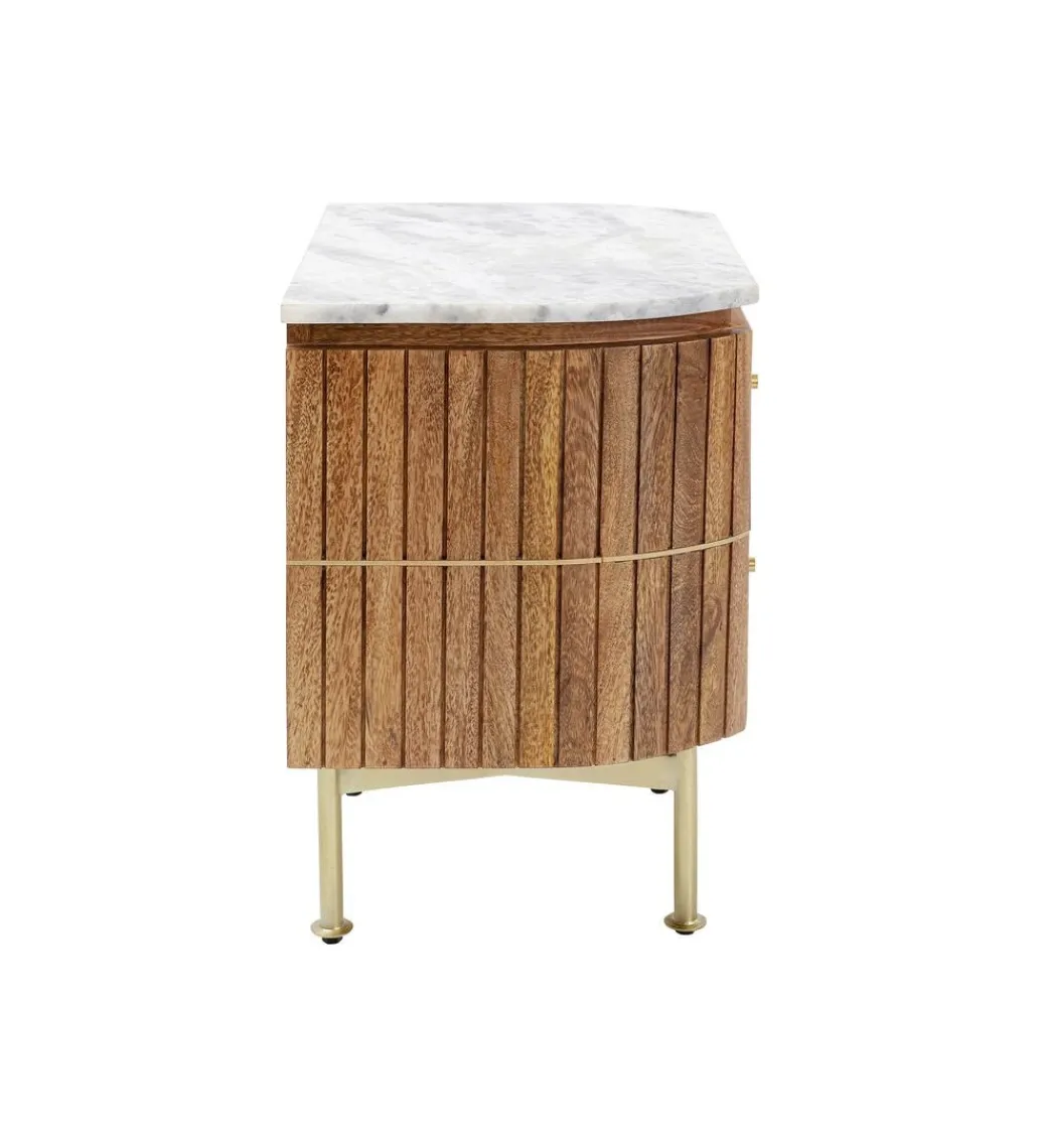 Szafka nocna GRACE 50 cm drewno mango*KARE
