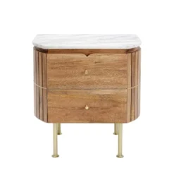 Szafka nocna GRACE 50 cm drewno mango*KARE