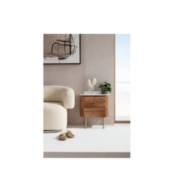 Szafka nocna GRACE 50 cm drewno mango*KARE