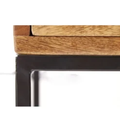 Szafka nocna Iron Craft drewno mango*Invicta Interior - przedsprzedaż Online