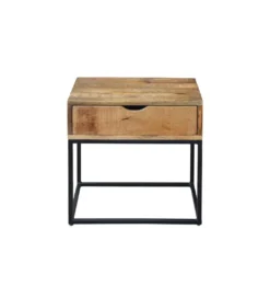 Szafka nocna Iron Craft drewno mango*Invicta Interior - przedsprzedaż Online