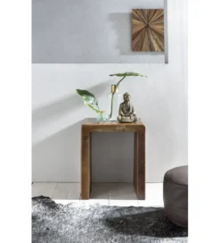 Szafka nocna JAKARTA 45 cm drewno mango*WOHNLING, GERMANY Best