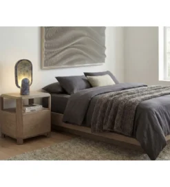 Szafka nocna LENNIER 50 cm naturalna*Imeri Outlet