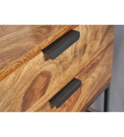 Szafka nocna LORENTE 50 cm drewno sheesham*WOHNLING, GERMANY Clearance