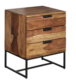 Szafka nocna LORENTE 50 cm drewno sheesham*WOHNLING, GERMANY Online