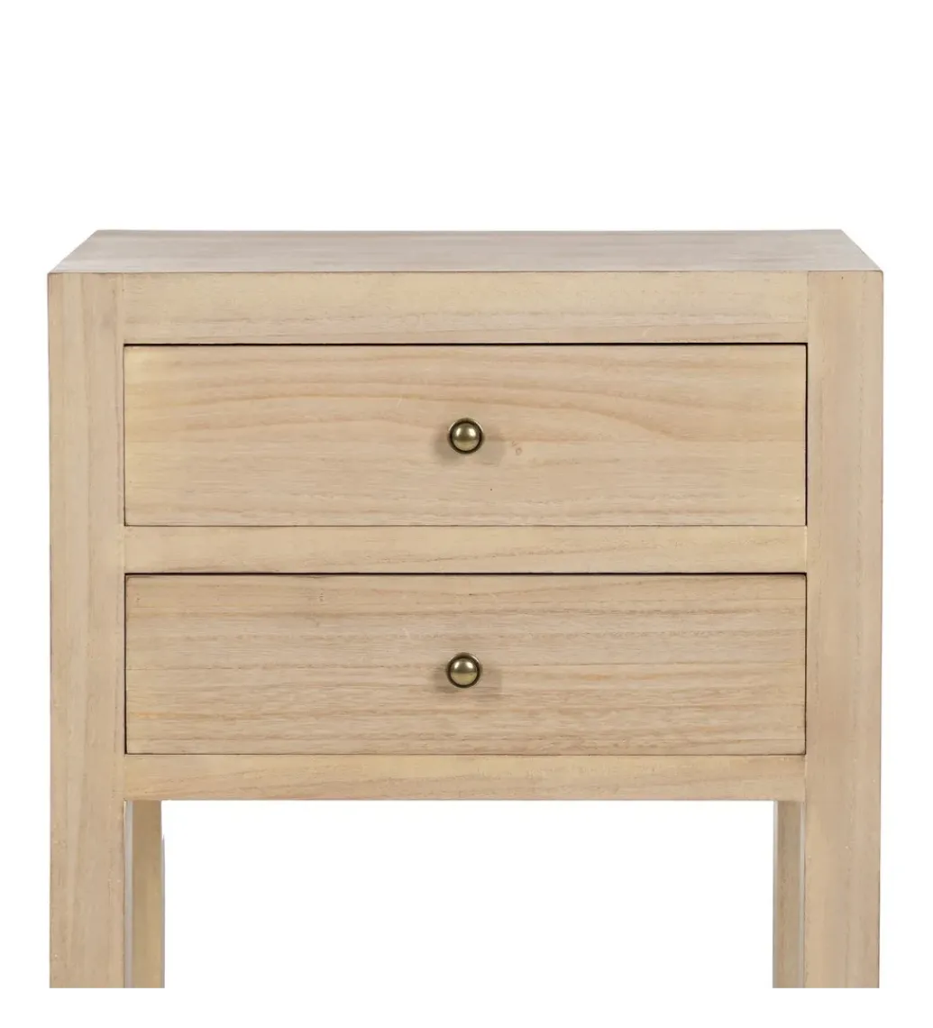Szafka nocna LUPA 45 cm drewno paulownia*Zona-Design Sale