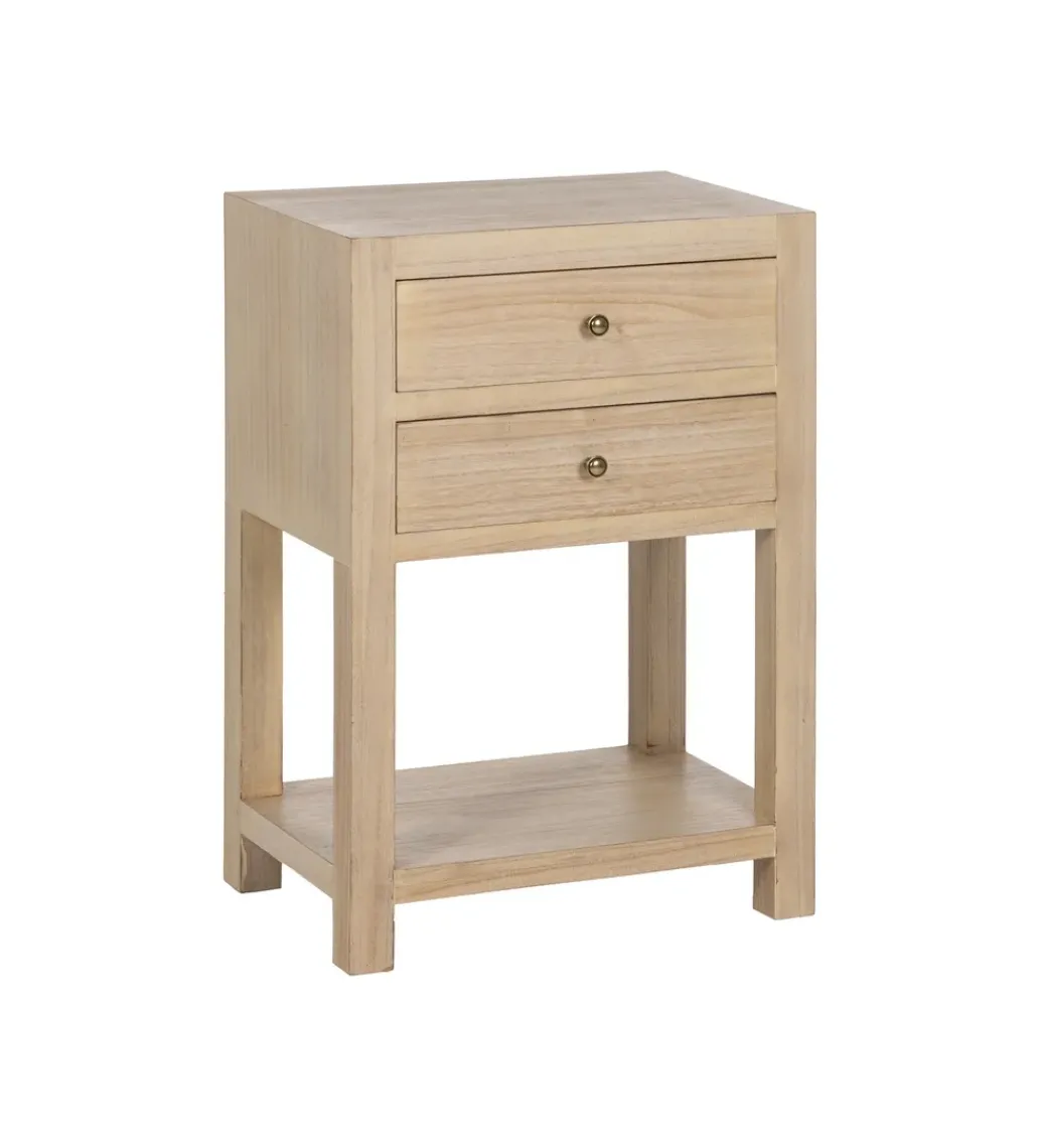 Szafka nocna LUPA 45 cm drewno paulownia*Zona-Design Sale