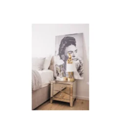 Szafka nocna LUXURY 49 cm transparentny*KARE Sale