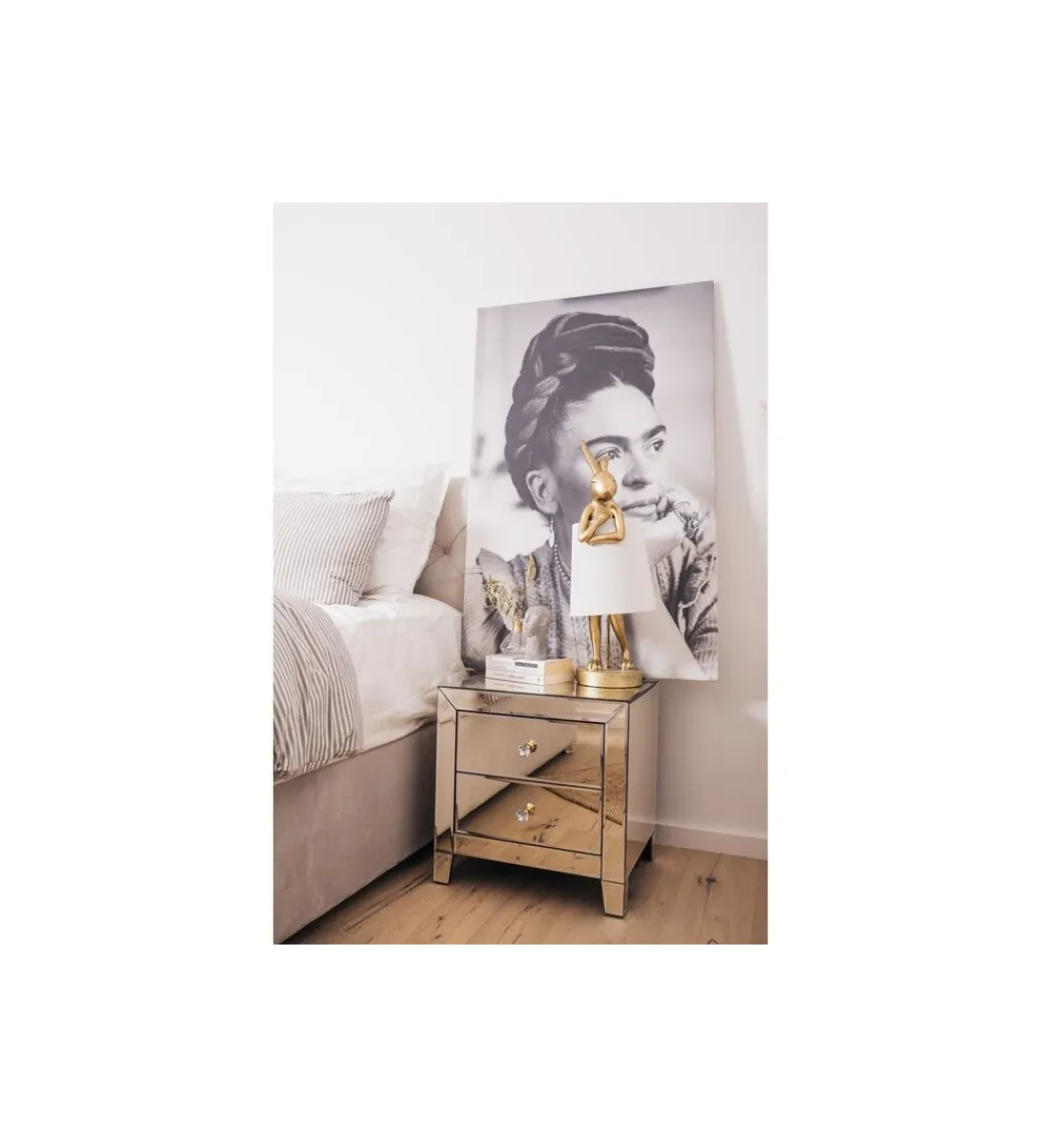 Szafka nocna LUXURY 49 cm transparentny*KARE Sale