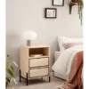 Szafka nocna NIKI 43 cm drewno mango*WOHNLING, GERMANY Clearance
