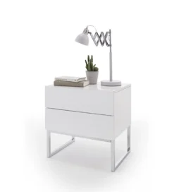 Szafka nocna NOLA 50 cm biała*MCA Outlet