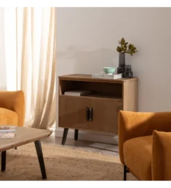 Szafka nocna PAUL 90 cm drewno jodła*Zona-Design
