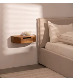 Szafka nocna RUKNO 50 cm drewno mango brązowa*Zona-Design Outlet