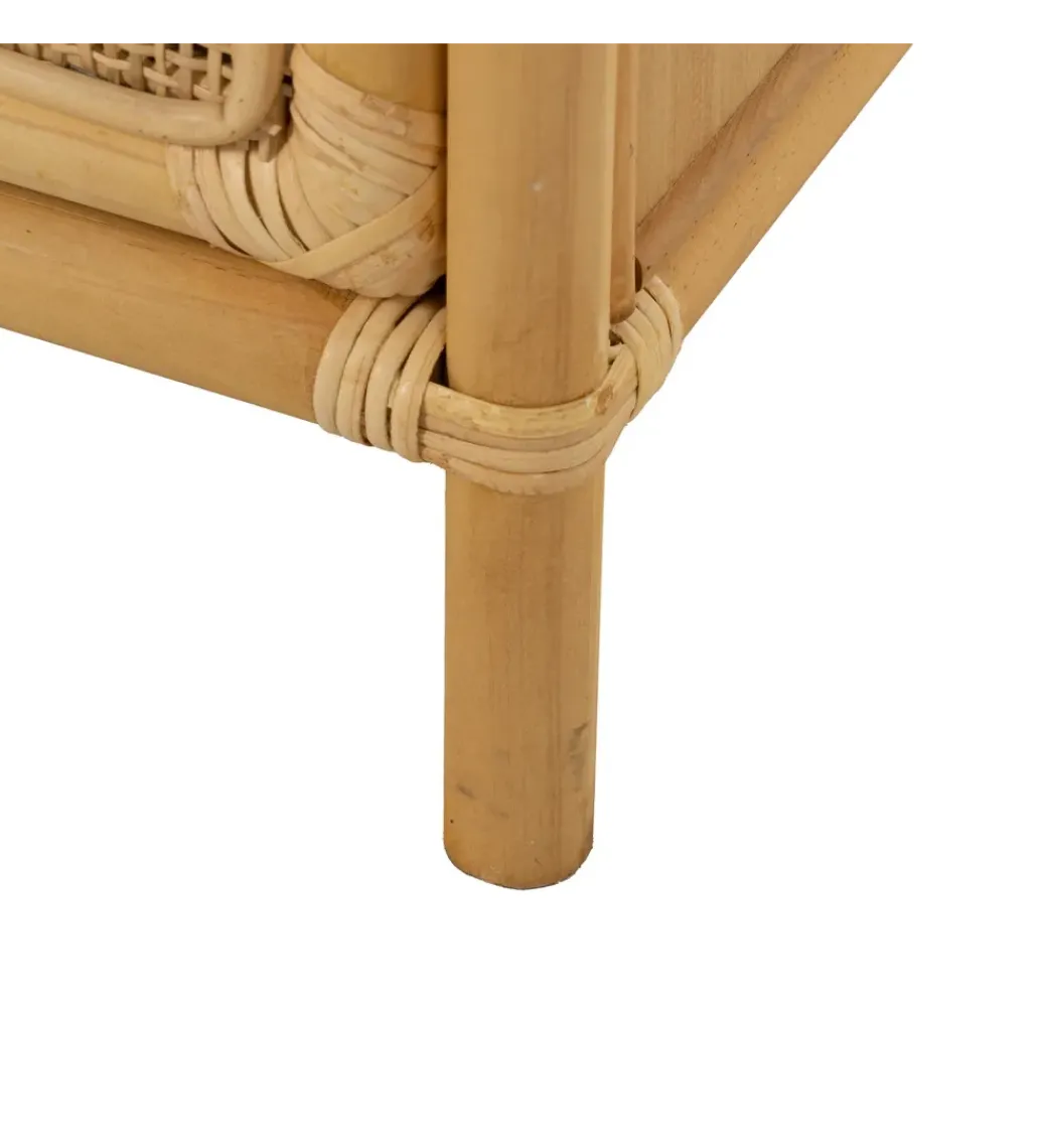 Szafka nocna SIZA 46 cm ratan naturalna*Zona-Design New