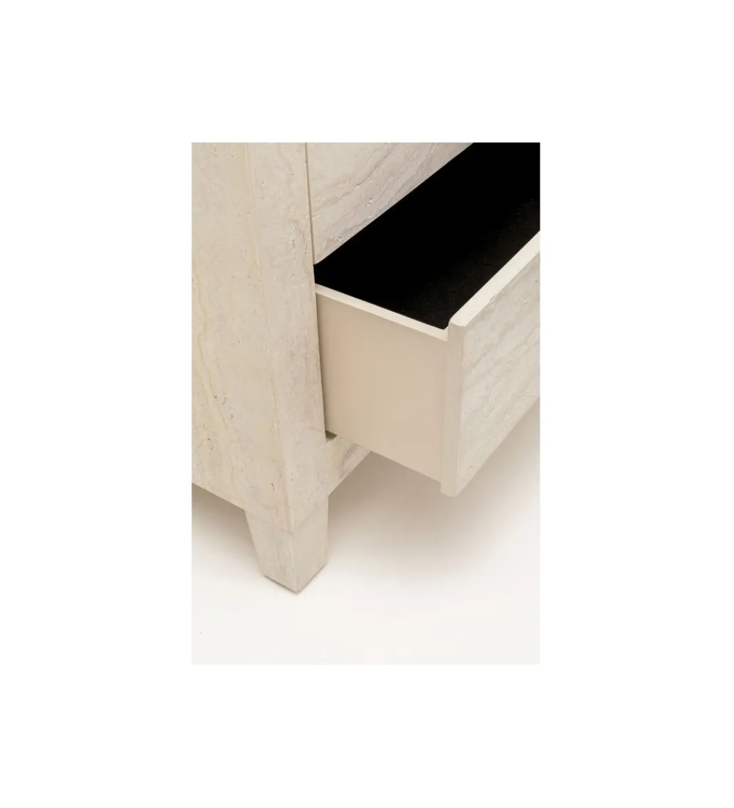 Szafka nocna TRAVERTINO 50 x 49 cm*KARE Outlet