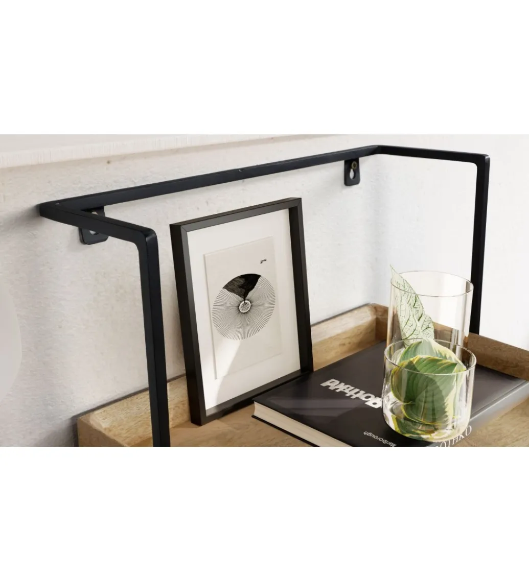 Szafka nocna wisząca NACHT 44 cm drewno mango*WOHNLING, GERMANY Online