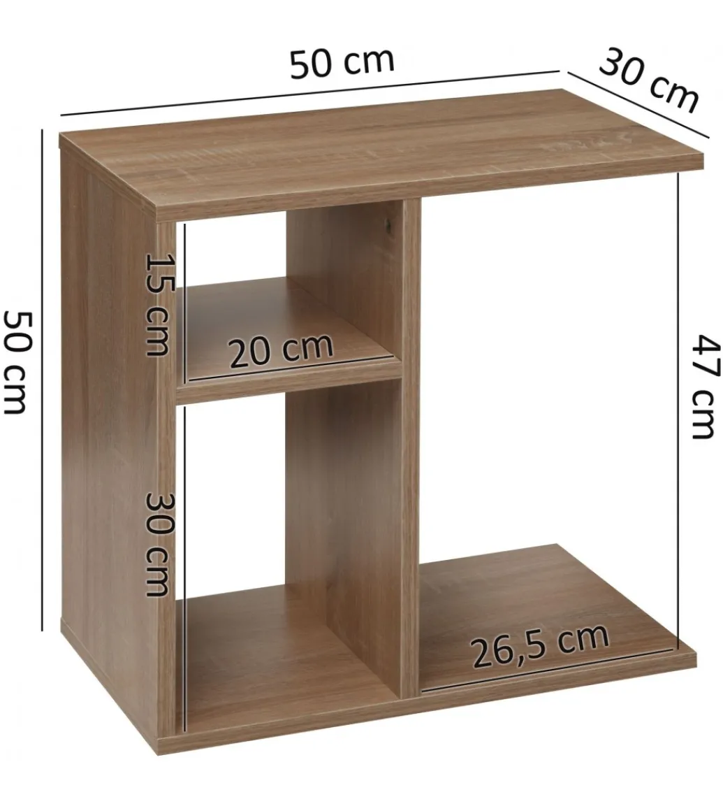 Szafka nocna WOHNLING 50 cm w optyce dąb sonoma*WOHNLING, GERMANY