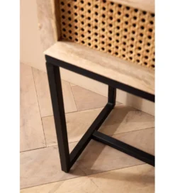 Szafka nocna ZOVI 50 cm drewno mango*WOHNLING, GERMANY Clearance