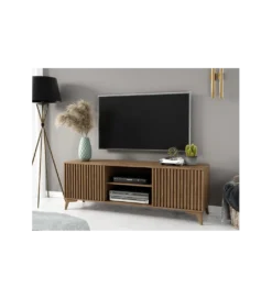 Szafka RTV ENTSIAN 150 cm w optyce dąb artisan*ELTAP Online