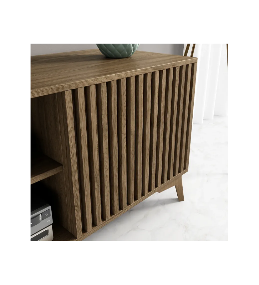 Szafka RTV ENTSIAN 150 cm w optyce dąb artisan*ELTAP Online