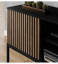 Szafka RTV MEORATI 150 cm w optyce dąb artisan*ELTAP Clearance