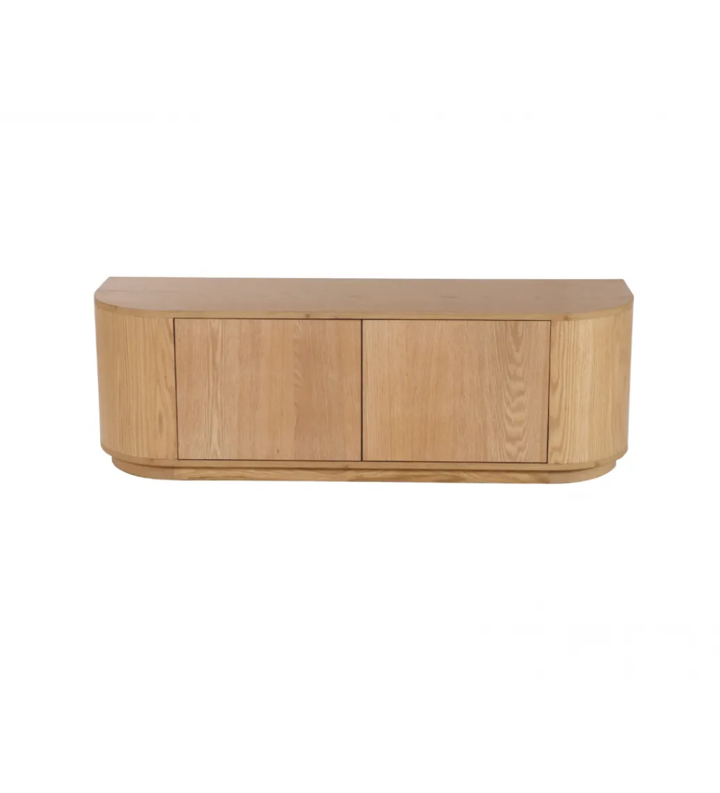 Szafka RTV NOVERO 140 cm fornir dębowy*LF-Design Sale