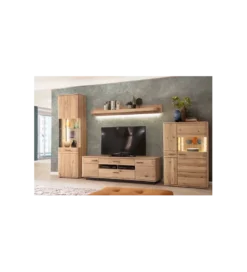 Szafka RTV SALVADOR 210 cm w optyce dębu naturalny*MCA