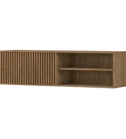 Szafka RTV wisząca ENTSIAN 150 cm w optyce dąb artisan*ELTAP