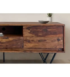 Szafka RTV WOHNLING 160 cm drewno sheesham*WOHNLING, GERMANY Outlet