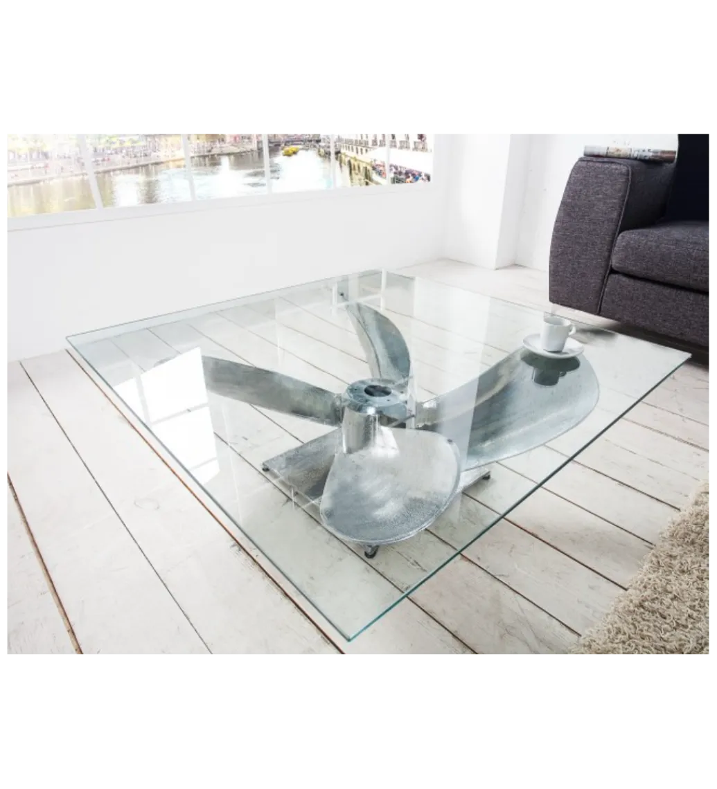 Szkło do stolika Ocean 85 cm*Invicta Interior New
