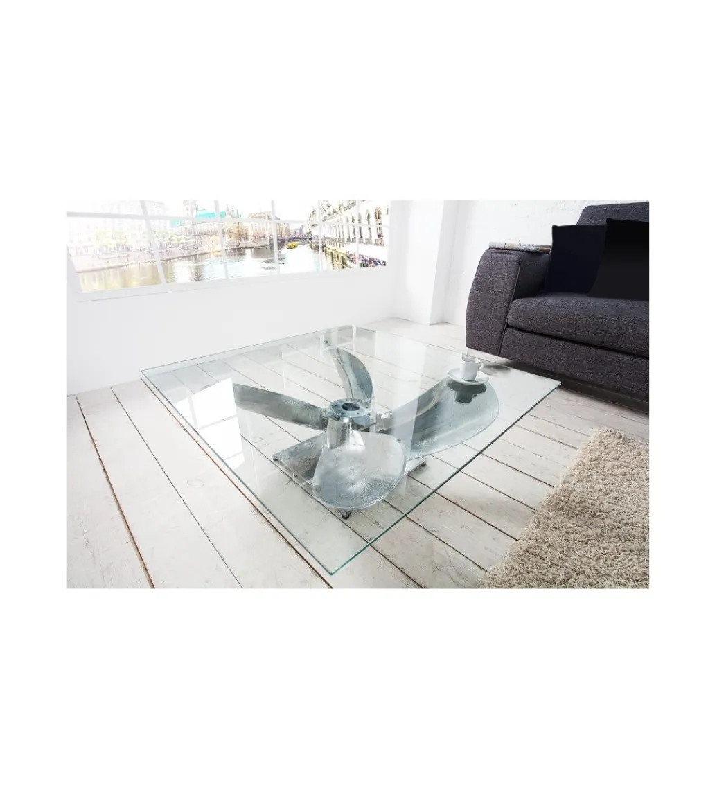 Szkło do stolika Ocean 85 cm*Invicta Interior New