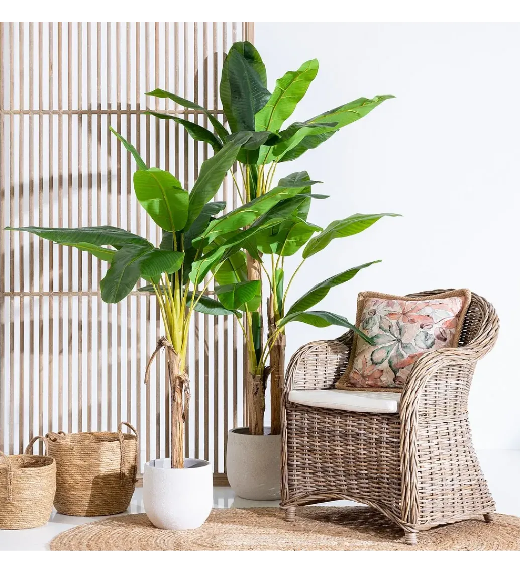 Sztuczny kwiat BANANA 190 CM zielony*Zona-Design Hot
