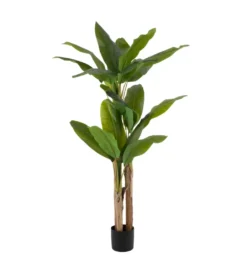 Sztuczny kwiat BANANA 190 CM zielony*Zona-Design Hot