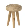 Taboret WATER drewno teak naturalny biały*J-Line Discount