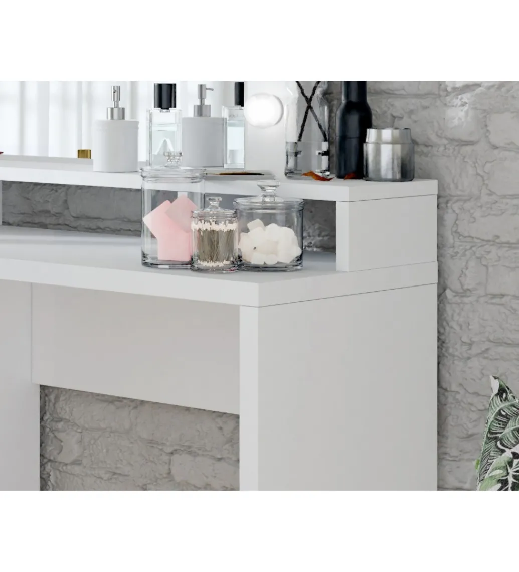 Toaletka DIVA 120 cm biała z oświetleniem*Helvetia Sale