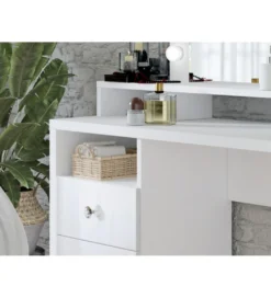 Toaletka DIVA 120 cm biała z oświetleniem*Helvetia Sale